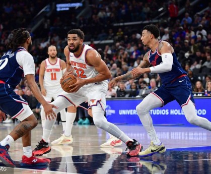 伦纳德29+7+8唐斯空砍35+12+7 快船击退尼克斯