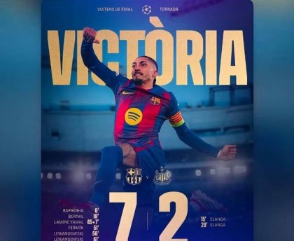 欧冠八强出炉！巴萨狂赚1亿欧元奖金，夺冠将收获超14亿