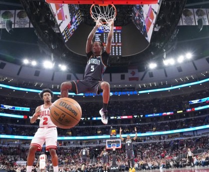 坎宁安18+9+13杜伦26+13 活塞擒公牛5连胜