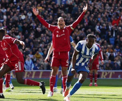 布莱顿2-1力克利物浦，赛后评分揭晓：维尔贝克荣膺全场最佳